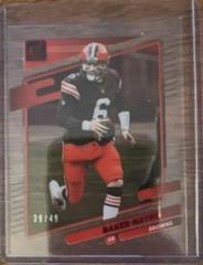 Baker Mayfield [Red] #11 Football Cards 2021 Panini Clearly Donruss Prices