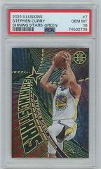 Stephen Curry [Green] Basketball Cards 2021 Panini Illusions Shining Stars Prices