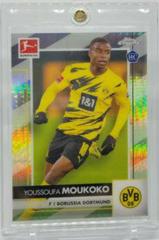 Youssoufa Moukoko [Prism Refractor] Soccer Cards 2020 Topps Chrome Bundesliga Prices