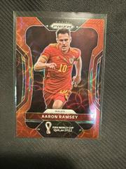 Aaron Ramsey [Choice Red] #295 Soccer Cards 2022 Panini Prizm World Cup Prices
