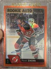 Pavel Zacha [Orange Rainbow] #R-PZ Hockey Cards 2016 O-Pee-Chee Platinum Rookie Autographs Prices