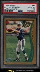 Peyton Manning #K5 Football Cards 1998 Topps Action Flats Prices