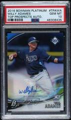 Willy Adames #TPA-WA Baseball Cards 2016 Bowman Platinum Top Prospects Autograph Prices