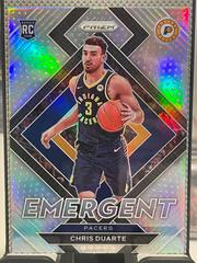 Chris Duarte [Silver Prizm] #14 Basketball Cards 2021 Panini Prizm Emergent Prices