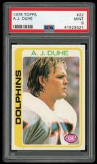 A.J. Duhe #22 Football Cards 1978 Topps Prices