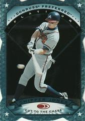 Chipper Jones [Cut to the Chase] Baseball Cards 1997 Panini Donruss Preferred Prices