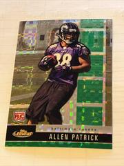 Allen Patrick [Green Xfractor] #120 Football Cards 2008 Topps Finest Prices