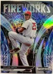 Dylan Smith [Silver Prizm] #F-DS Baseball Cards 2021 Panini Prizm Draft Picks Fireworks Prices