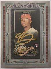 Hunter Greene [X Silver Frame] #MA-HG Baseball Cards 2022 Topps Allen & Ginter Mini Autographs Prices
