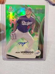 Alex Verdugo [Green] #TPA-AV Baseball Cards 2017 Bowman Platinum Top Prospects Autographs Prices