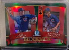 Christopher Paciolla, Cade Horton [Red] #BJ-3 Baseball Cards 2022 Bowman Draft Blackjack Prices