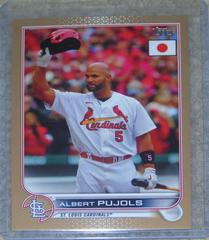 Albert Pujols [Gold] #34 Baseball Cards 2022 Topps Japan Edition Prices