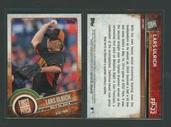 Lars Ulrich #FP-22 Baseball Cards 2015 Topps First Pitch Prices