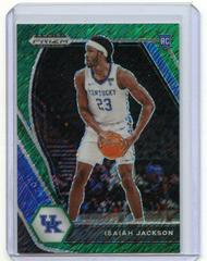 Isaiah Jackson [Green Shimmer Prizm] #16 Basketball Cards 2021 Panini Prizm Draft Picks Prices