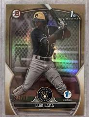 Luis Lara [Gold] Baseball Cards 2023 Bowman 1st Edition Prices
