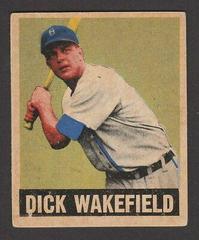 Dick Wakefield #50 Baseball Cards 1948 Leaf Prices
