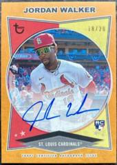 Jordan Walker [Orange] #AC-JW Baseball Cards 2023 Topps Brooklyn Collection Autographs Prices