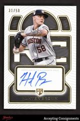 Hunter Brown Baseball Cards 2023 Topps Definitive Rookie Autographs Collection Prices