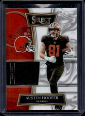 Austin Hooper [White] #SS-AHO Football Cards 2021 Panini Select Swatches Prices