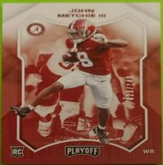 John Metchie III [Red] #14 Football Cards 2022 Panini Chronicles Draft Picks Playoff Prices