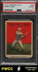 Harry Lord #48 Baseball Cards 1914 Cracker Jack Prices