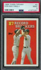Don Mattingly #2 Baseball Cards 1988 Topps Tiffany Prices