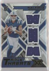 Alec Pierce Football Cards 2022 Panini XR Rookie Triple Threats Materials Prices