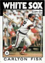 Carlton Fisk #290 Baseball Cards 1986 O Pee Chee Prices