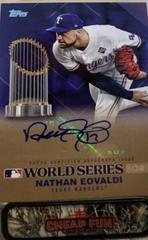 Nathan Eovaldi [Gold] Baseball Cards 2024 Topps World Series Champion Autograph Prices