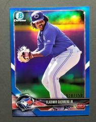 Vladimir Guerrero Jr. [Blue Refractor] #BCP-150 Baseball Cards 2018 Bowman Chrome Prospects Prices
