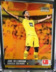 Jude Bellingham [Gold Refractor] Soccer Cards 2021 Stadium Club Chrome Bundesliga Prices