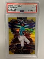Kyle Lewis [Gold] #16 Baseball Cards 2020 Panini Select Prices