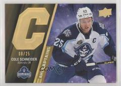 Cole Schneider [Gold] Hockey Cards 2021 Upper Deck AHL Captains Prices