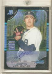 Justin Verlander [Autograph] #331 Baseball Cards 2005 Bowman Chrome Prices
