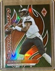 Jalen Hurts [Green] #FLA-11 Football Cards 2023 Panini Phoenix Flame Throwers Prices