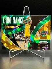 Lisa Leslie [Green Ice] Basketball Cards 2022 Panini Prizm WNBA Dominance Prices