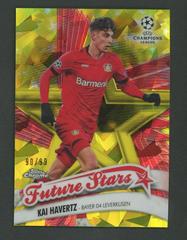 Kai Havertz [Yellow] #FS-KH Soccer Cards 2019 Topps Chrome UEFA Champions League Sapphire Future Stars Prices