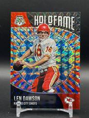 Len Dawson [Reactive Blue] #9 Football Cards 2021 Panini Mosaic HoloFame Prices