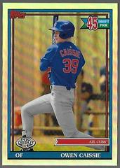 Owen Caissie [Chrome Refractor] #PDC-181 Baseball Cards 2021 Topps Pro Debut Prices