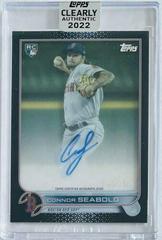 Connor Seabold [Black] Baseball Cards 2022 Topps Clearly Authentic Autographs Prices