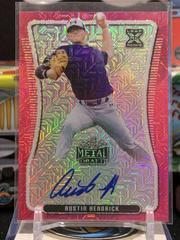 Austin Hendrick [Pink Mojo] #BA-AH1 Baseball Cards 2020 Leaf Metal Draft Autographs Prices