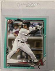 Alek Thomas [Aqua] #BD-105 Baseball Cards 2021 Bowman Draft Prices