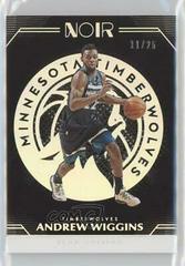 Andrew Wiggins [Holo Silver] #117 Basketball Cards 2019 Panini Noir Prices