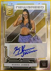 Kiana James Wrestling Cards 2023 Donruss Elite WWE New Breed Autograph Prices