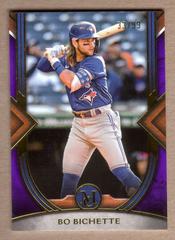 Bo Bichette [Amethyst] #33 Baseball Cards 2022 Topps Museum Collection Prices