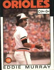 Eddie Murray #30 Baseball Cards 1986 O Pee Chee Prices