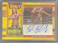 Shayna Baszler [Gold Prizm] #RA-SBZ Wrestling Cards 2022 Panini Select WWE Ringside Action Signatures Prices