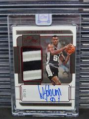 David Robinson [Red] #JA-DRB Basketball Cards 2021 Panini One and One Jersey Autographs Prices