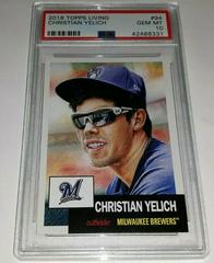 Christian Yelich #94 Baseball Cards 2018 Topps Living Prices
