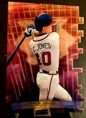 Chipper Jones [Luminous] #T12A Baseball Cards 1999 Stadium Club Triumvirate Prices